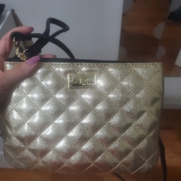 Handbags - Golden mini/cross bag